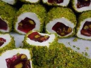 Sultan Narlı Fitil Toz Antep Fıstıklı Sarma Lokum