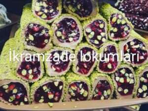 Browni Muluki Narlı Antepfıstıklı Toz Antepfıstıgı Kaplı Lokum S.K-651